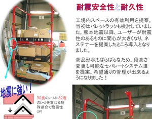 エレクター株式会社のメザニンラック